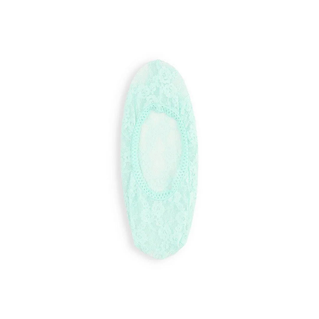 011110000 Stretchy Flower Lace Sockettes S