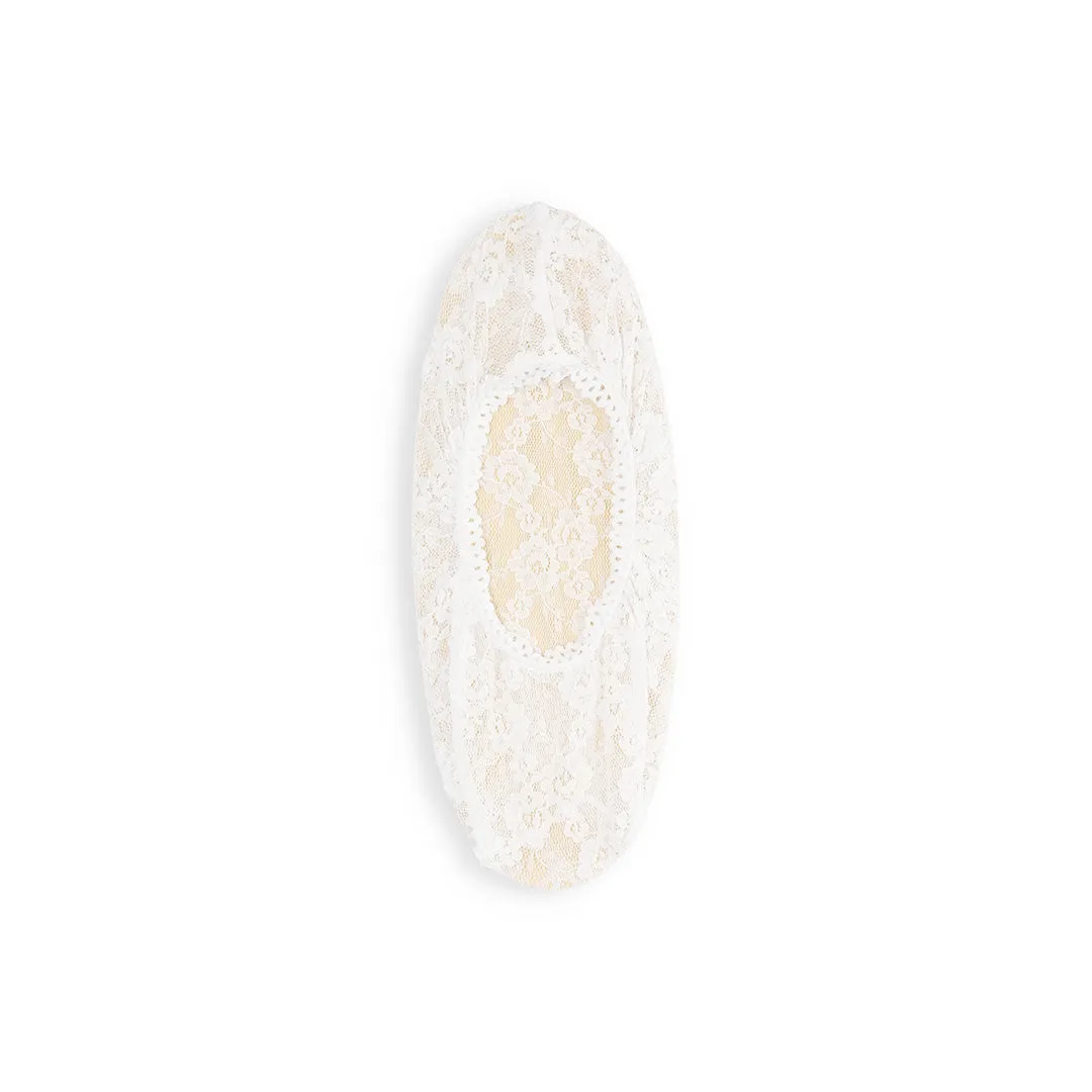 011110000 Stretchy Flower Lace Sockettes S
