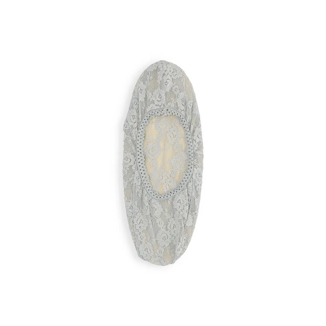 011110000 Stretchy Flower Lace Sockettes S
