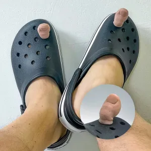 3D Creative Big Toe Alligator Charm – Funny Hanging Shoe Decoration