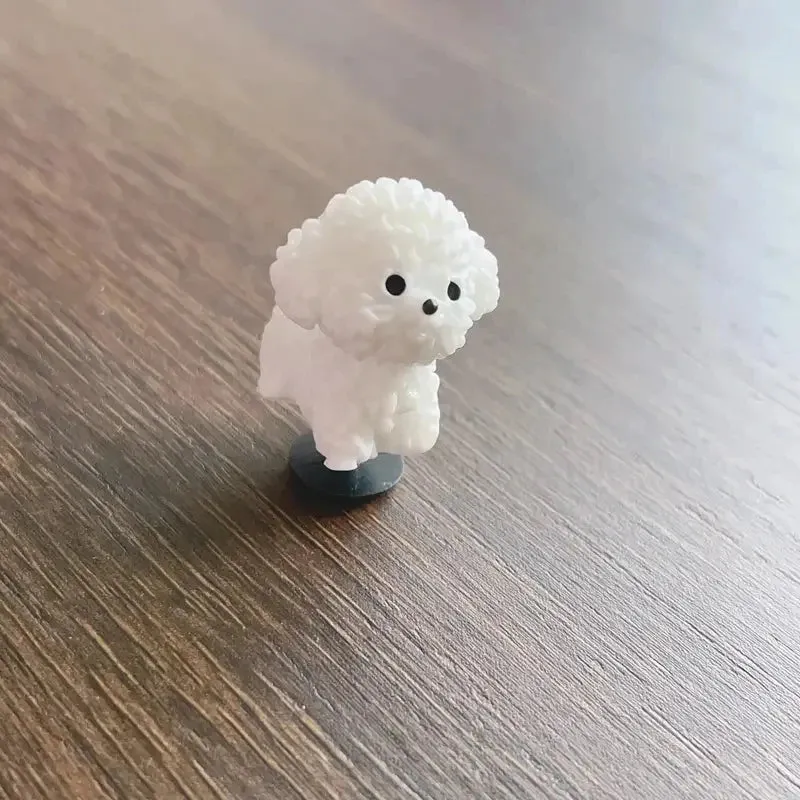 3D Cute Puppy Shoes Charm Bichon Frise Dog Pendant for Clogs & Sandals
