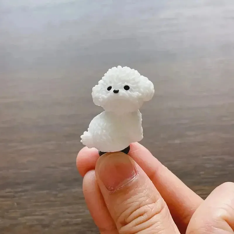 3D Cute Puppy Shoes Charm Bichon Frise Dog Pendant for Clogs & Sandals