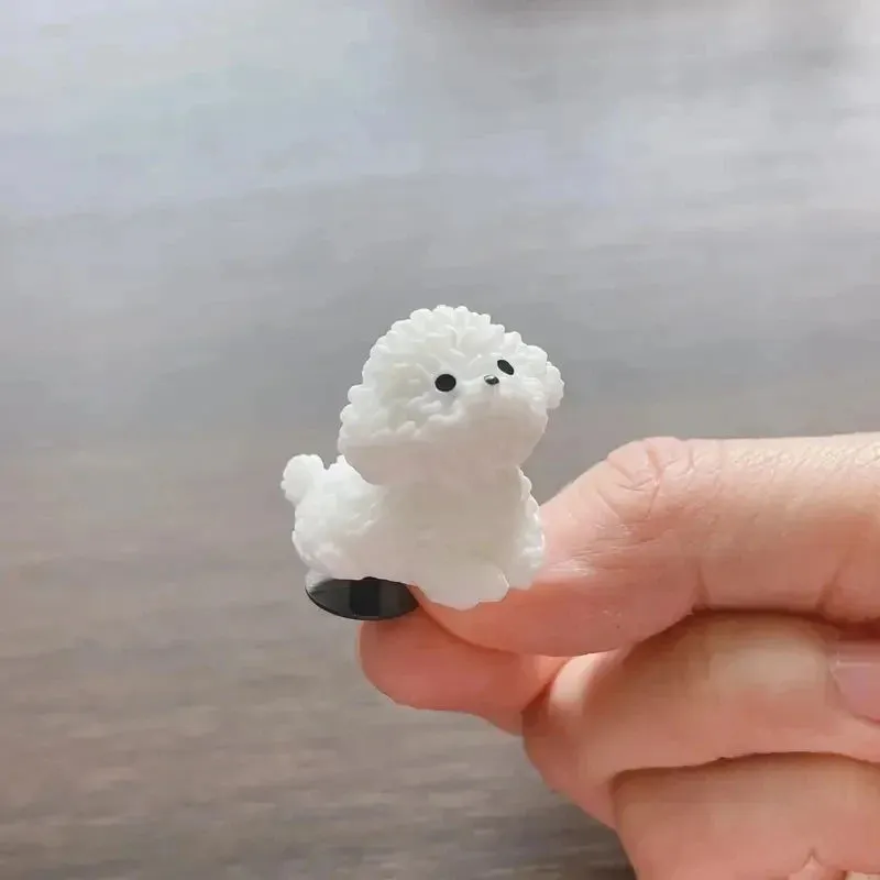 3D Cute Puppy Shoes Charm Bichon Frise Dog Pendant for Clogs & Sandals
