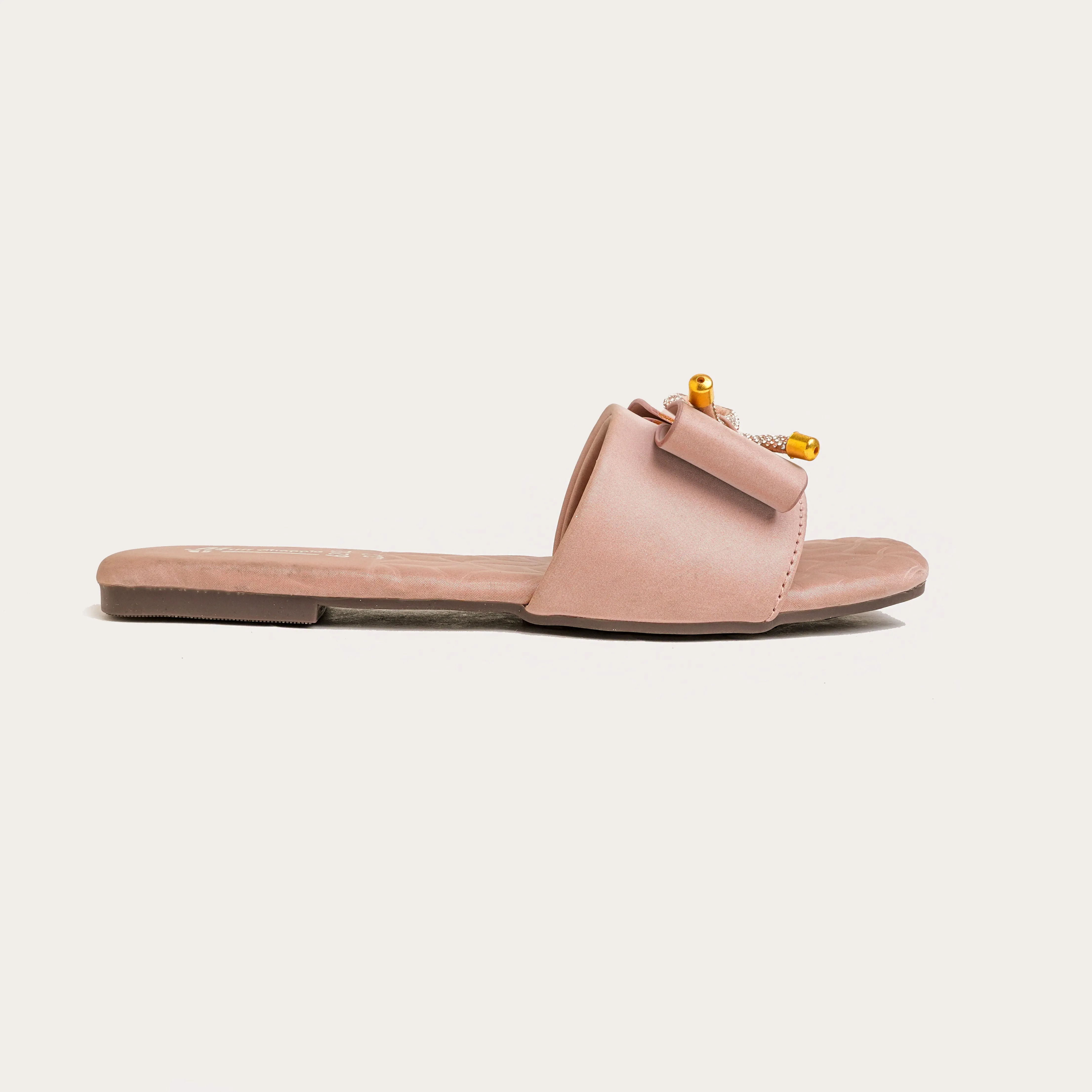Blush Royale Bow Flat - Pink