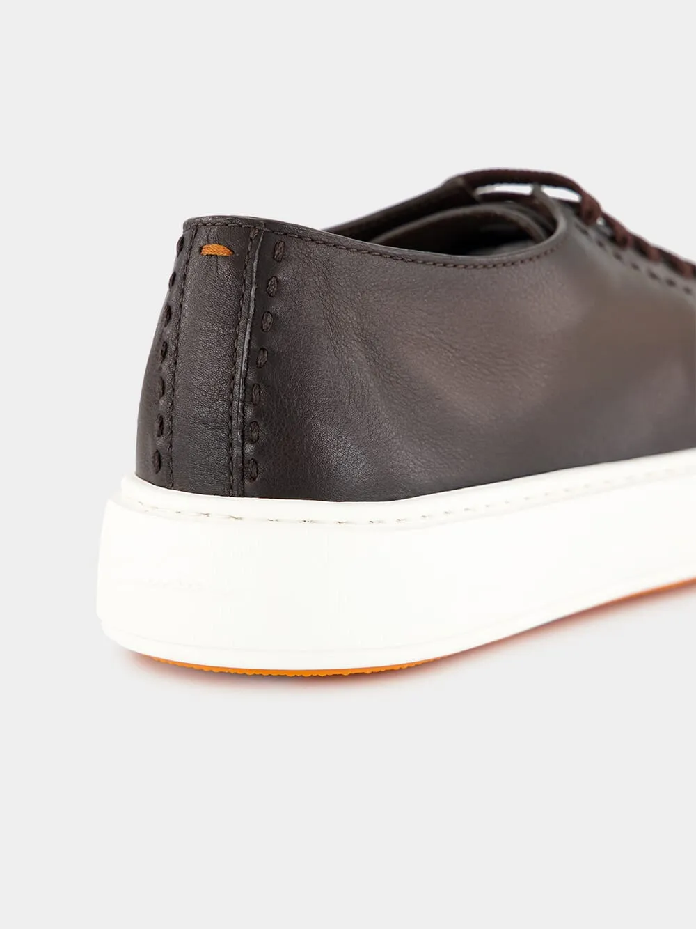 Brown Sneakers L-Top Clean Row Leather