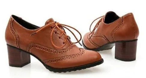 Carved British Style Oxford Shoes for Women Flat Lace Up Women Oxfords Ladies Casual Spring & Autumn Flat Lolita Shoes