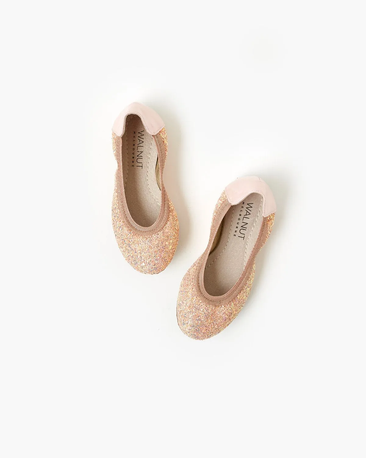 Catie Party Ballet Blush Glitter