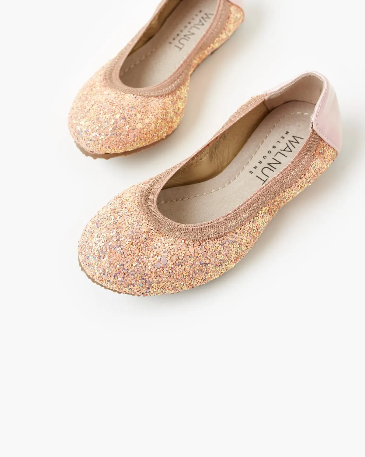 Catie Party Ballet Blush Glitter