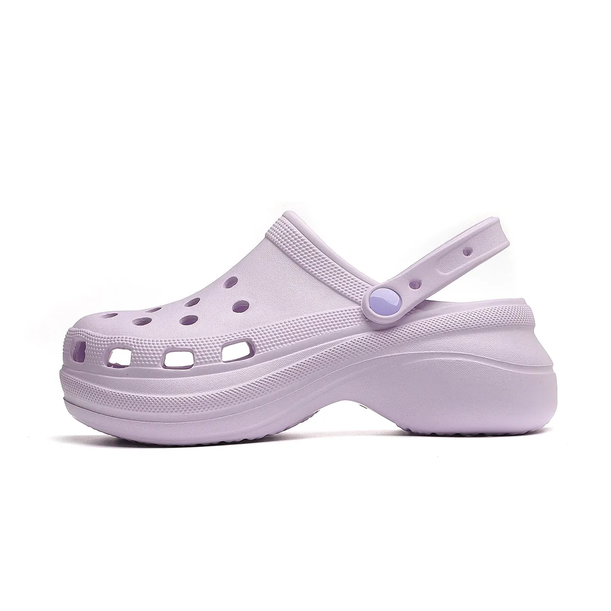 CHUNKY PLATFORM HOLE SHOES  4208