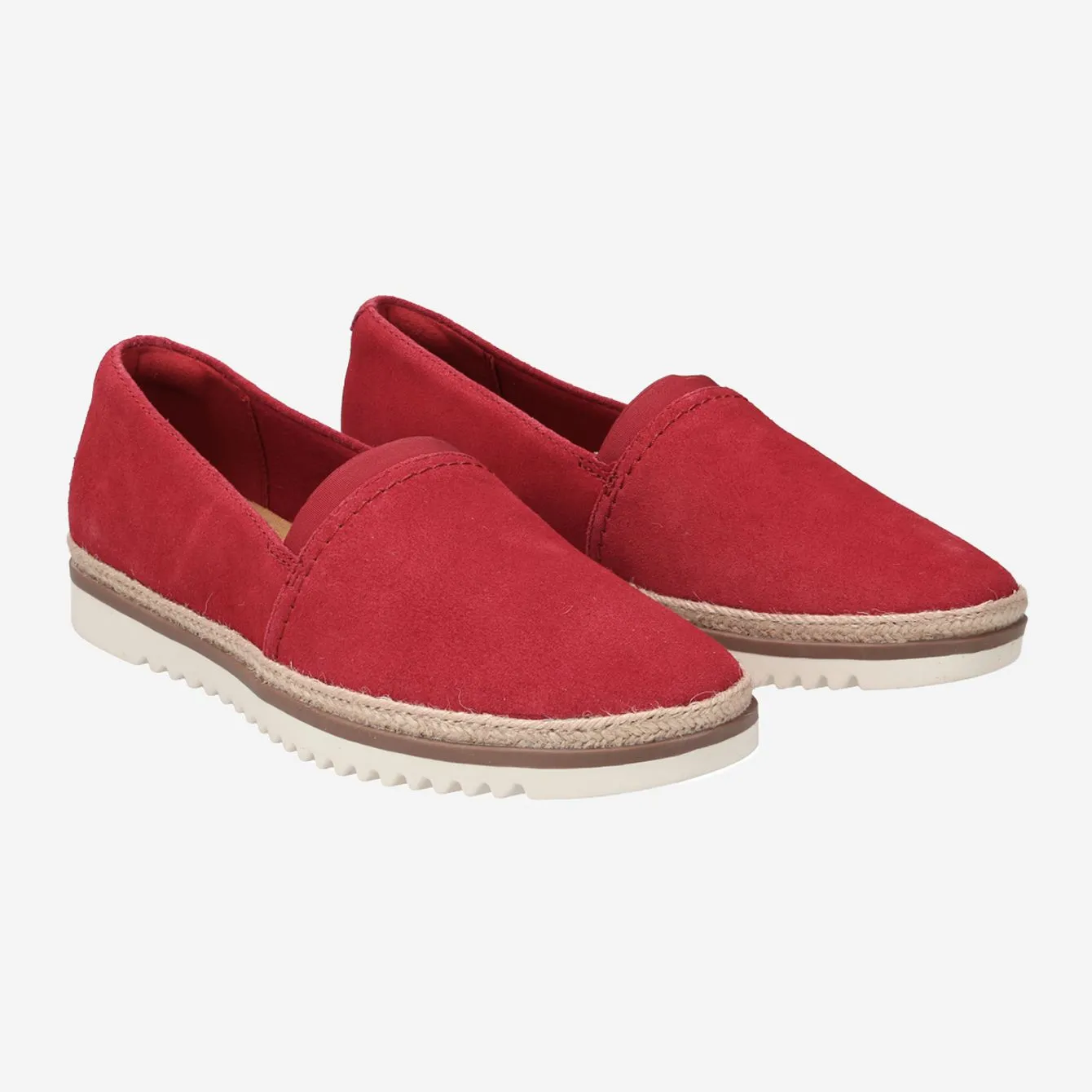 Clarks Women's Serena Paige Red Suede 26165474
