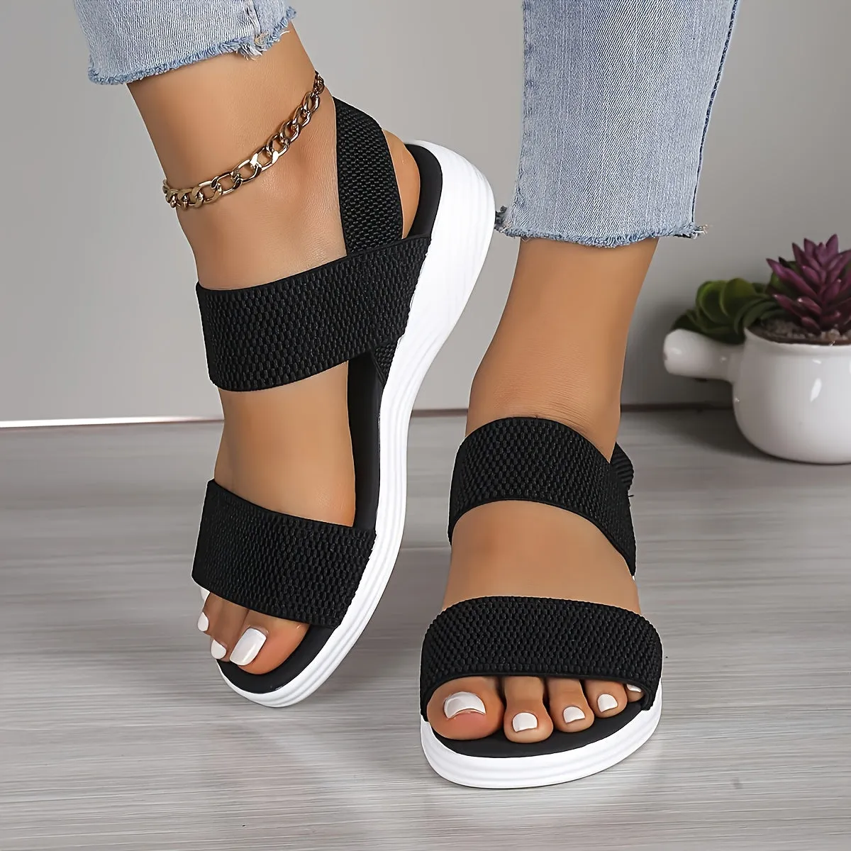 Emilia | Lightweight Stretch Spring Sandals