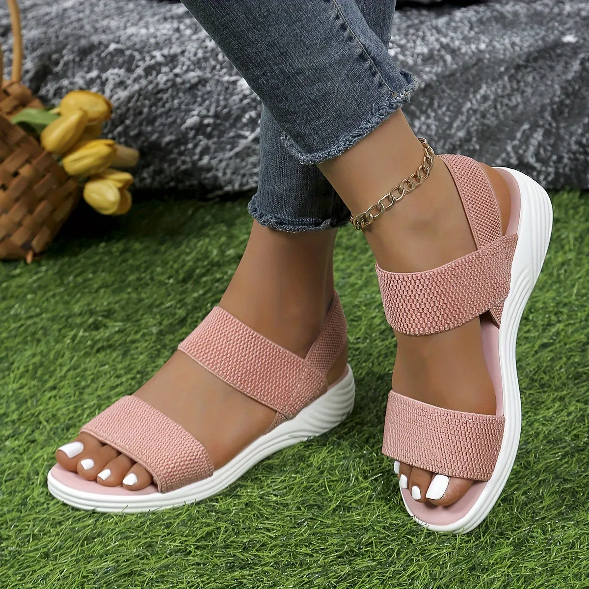 Emilia | Lightweight Stretch Spring Sandals