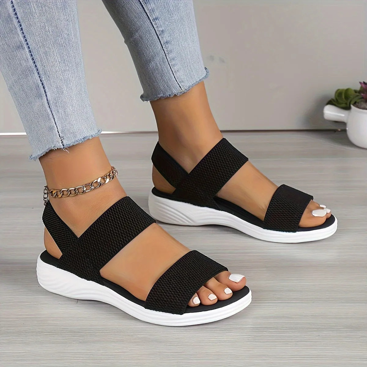 Emilia | Lightweight Stretch Spring Sandals