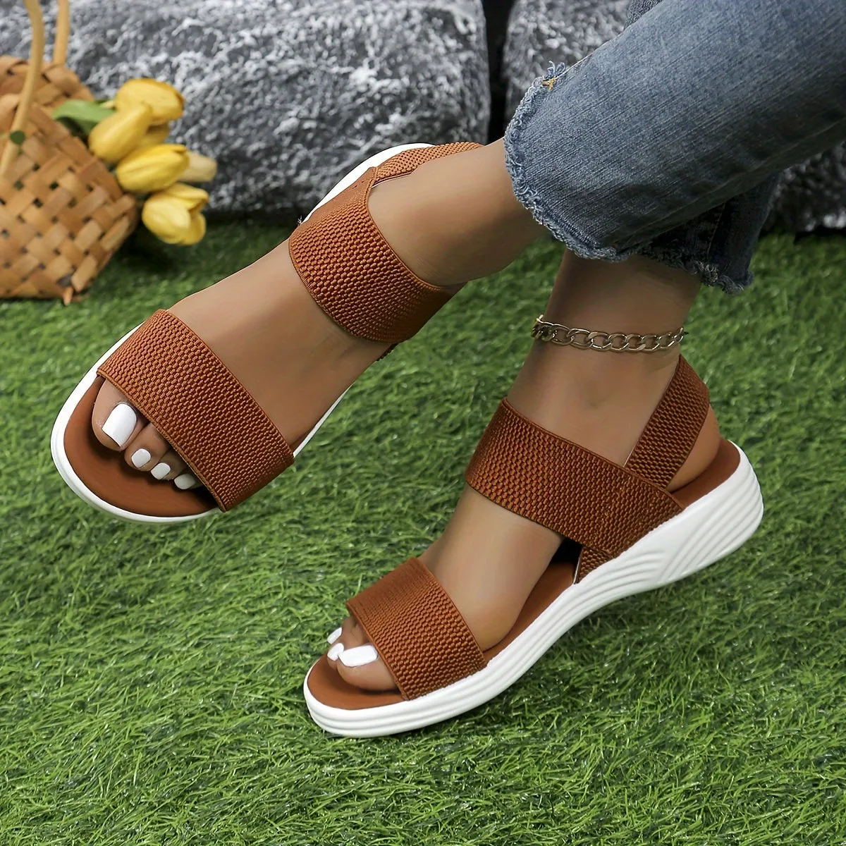 Emilia | Lightweight Stretch Spring Sandals