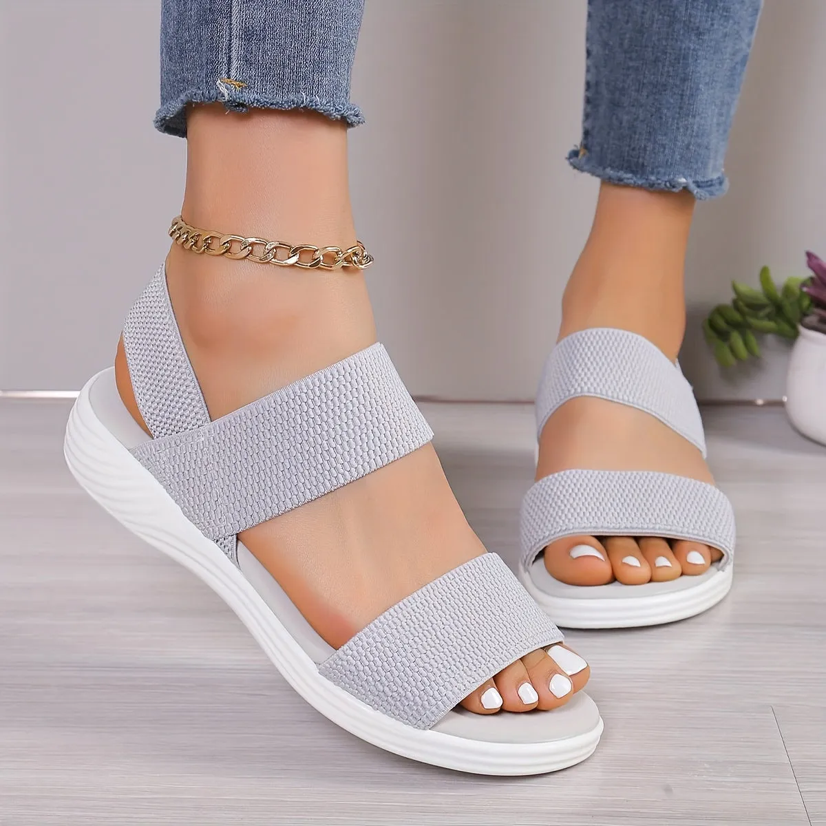 Emilia | Lightweight Stretch Spring Sandals