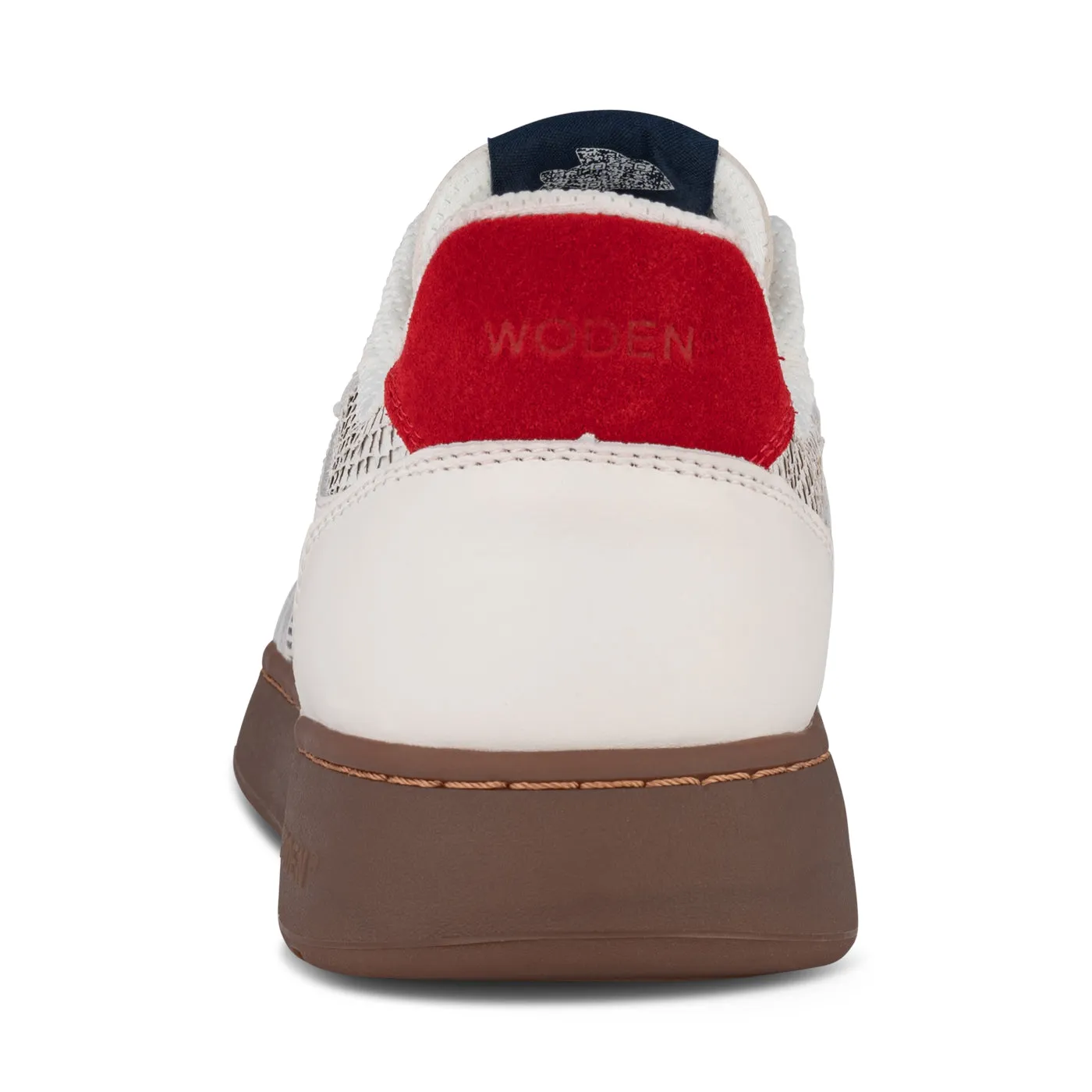 Frode Leather - Fire Red/Navy