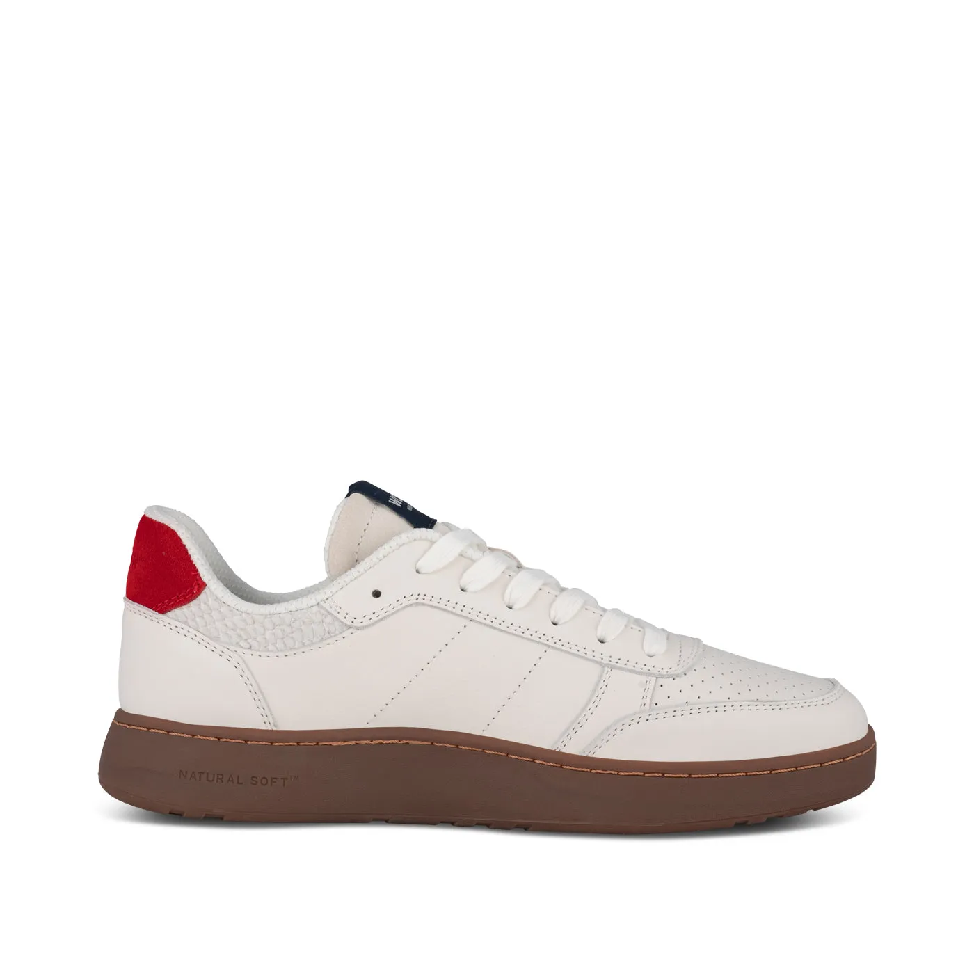 Frode Leather - Fire Red/Navy