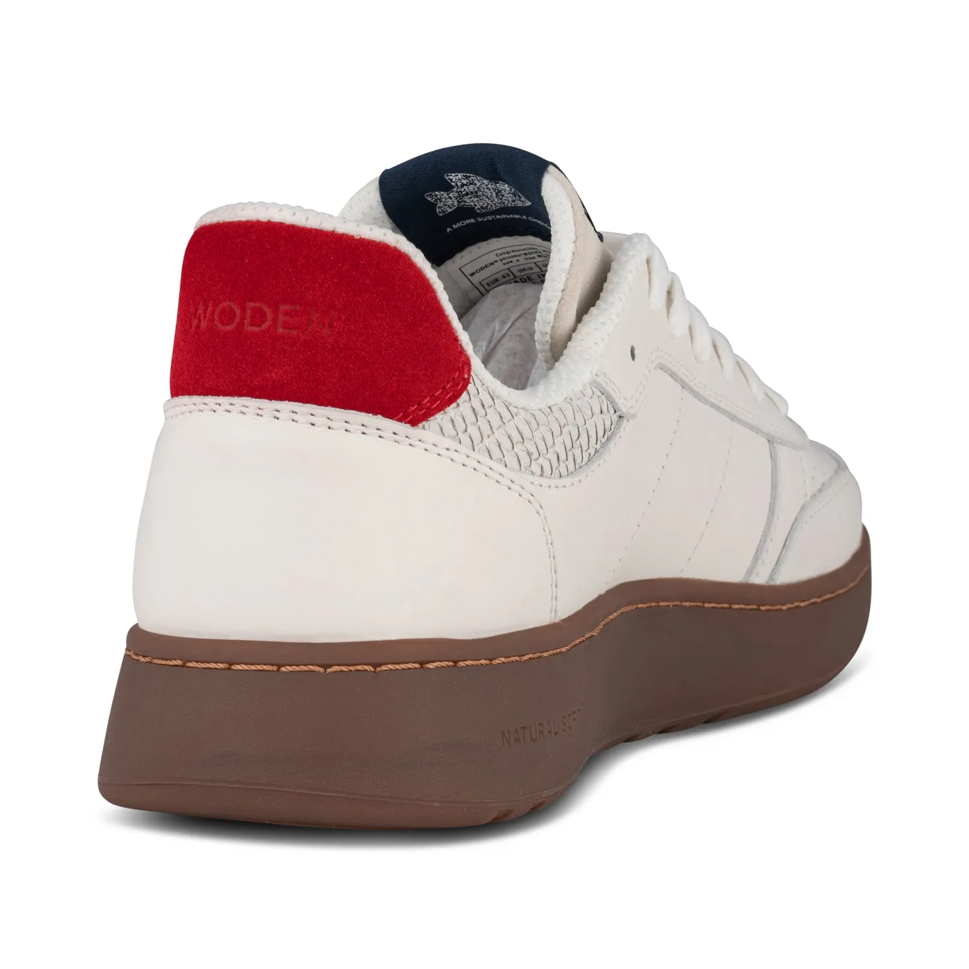 Frode Leather - Fire Red/Navy