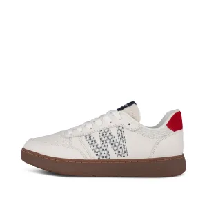 Frode Leather - Fire Red/Navy