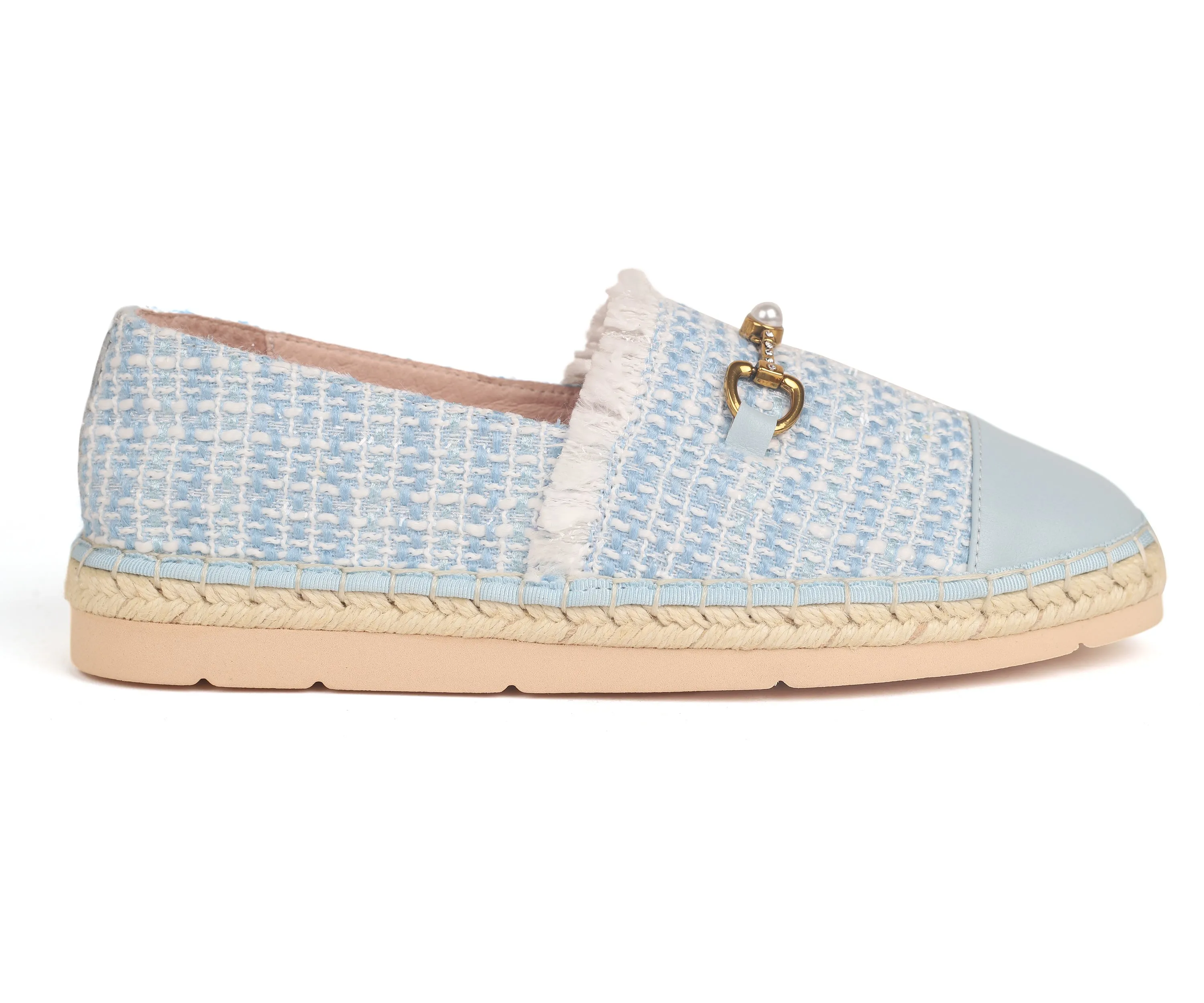 Gold-Tone Buckle Espadrilles