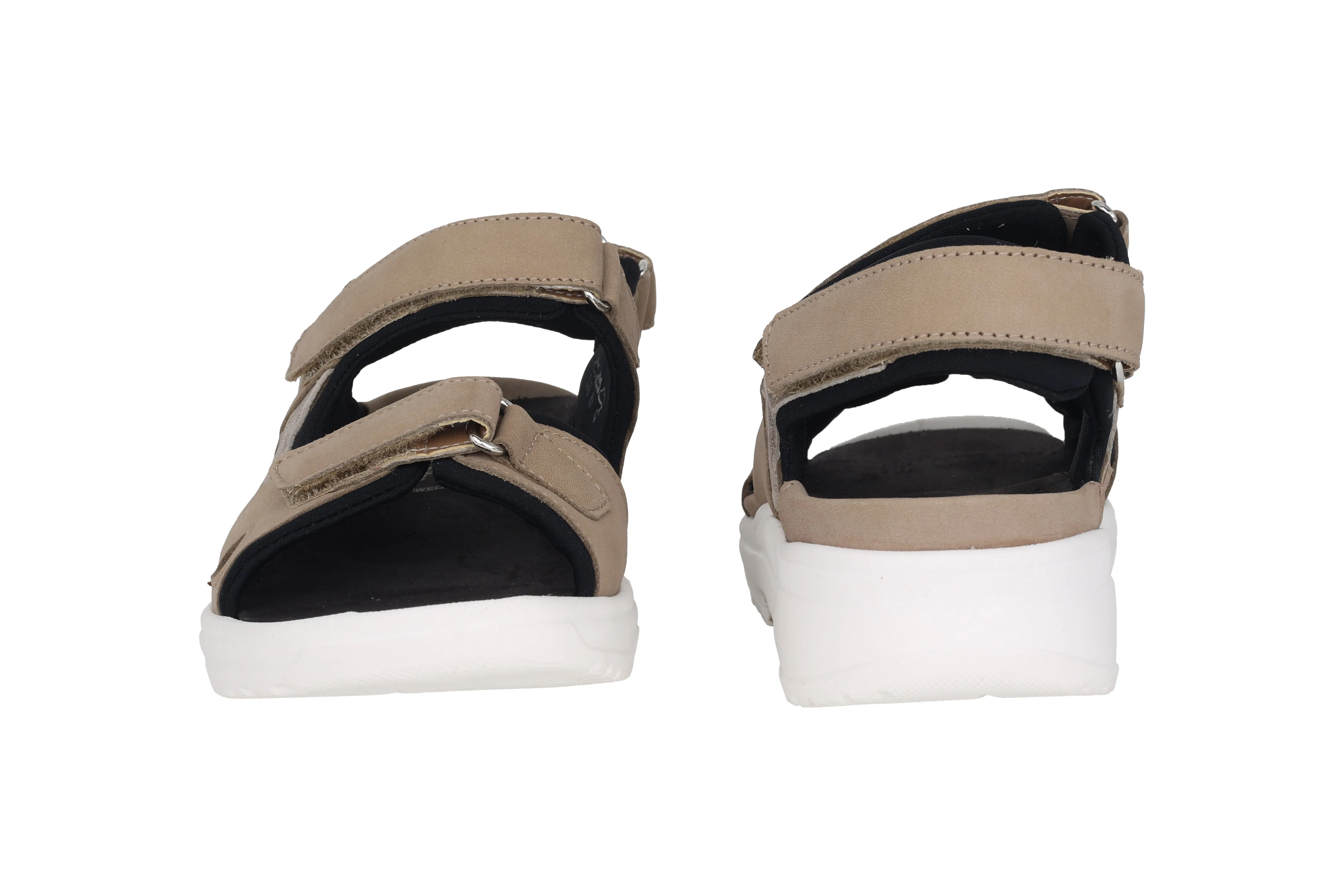 'H-Yvonne' women's wide fit (H) sandal - taupe