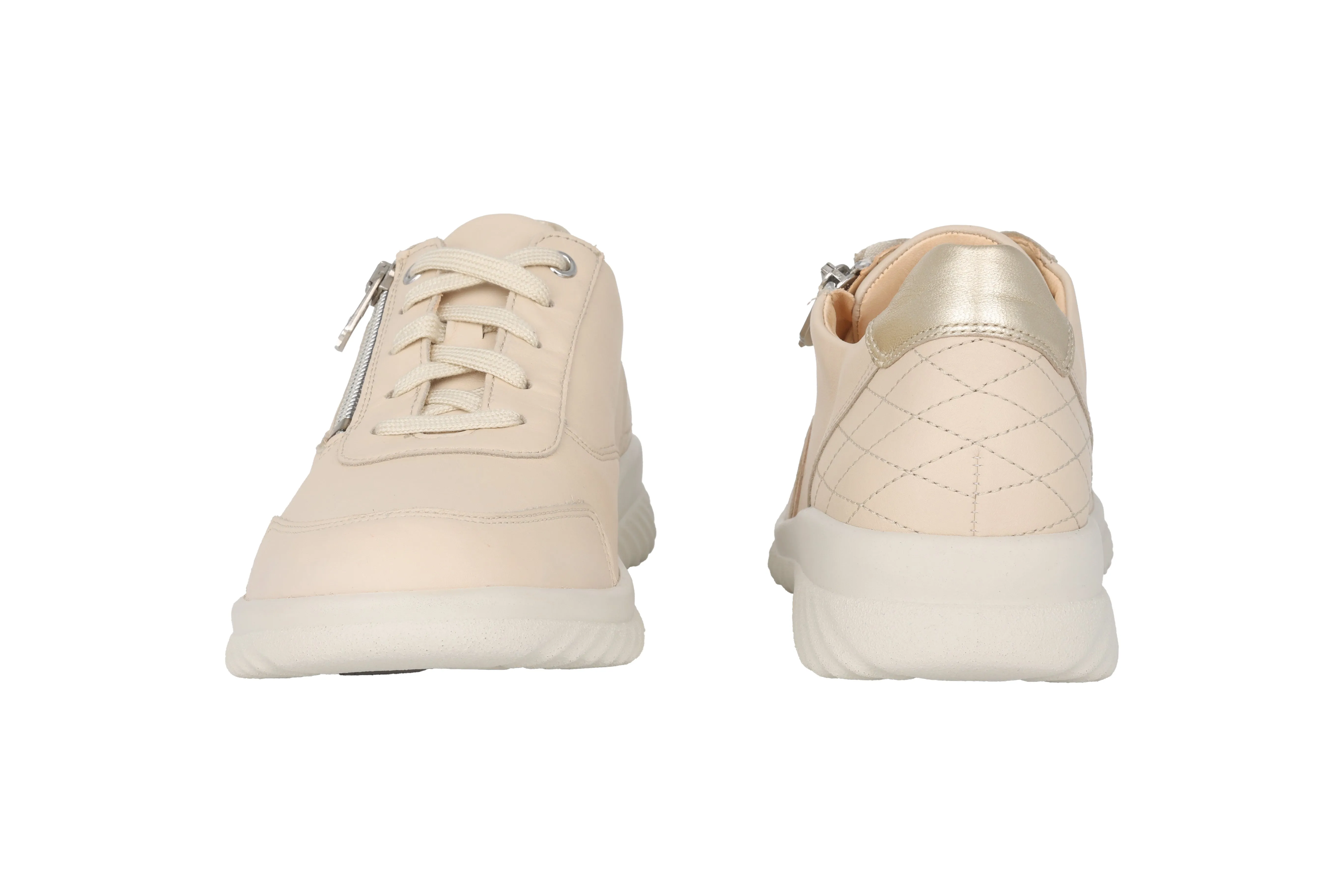 'Heike' women's wide fit (H) sneaker - Beige