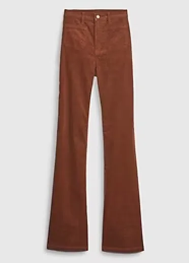 High Rise Corduroy '70s Flare Pants