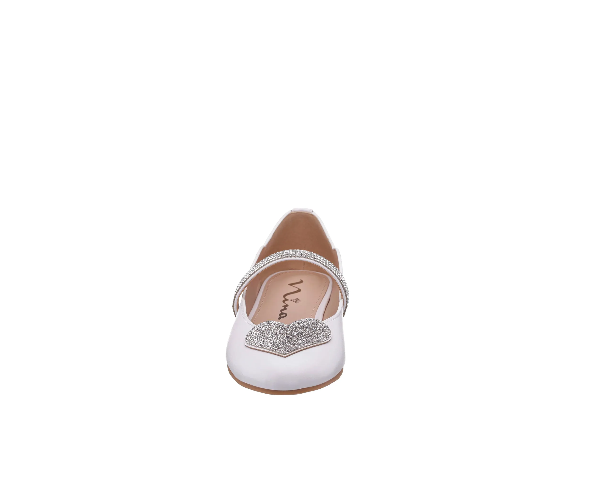 Kid's Diaz White Ballet Flat`s