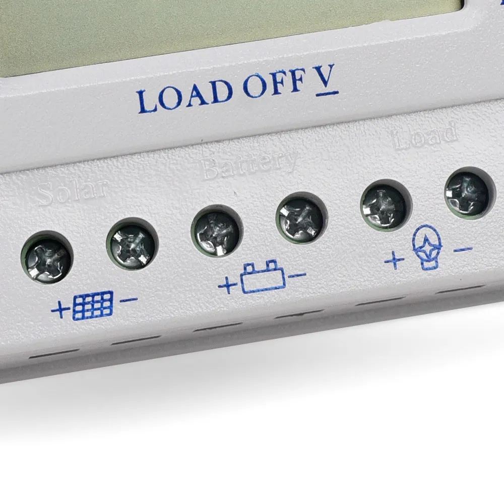 LCD 10/ 20/30 / 40A 12V / 24V MPPT Solar Panel Regulator Charge Controller 3 Timer T20-20A