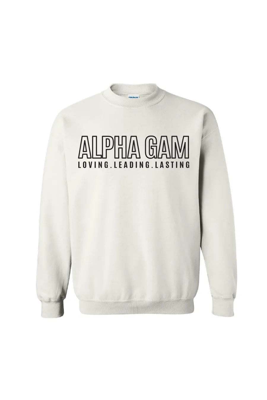Loving. Leading. Lasting. Crewneck.