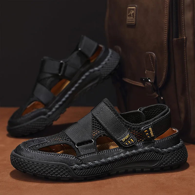 Men Sandals Breathable Hollow Out