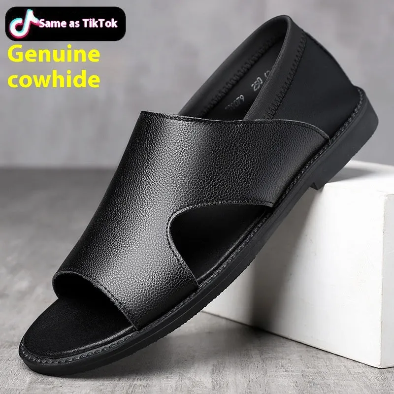 Men's Sandals Summer Men's Casual Soft Bottom Non-slip Wear-resistant And Deodorant Beach
