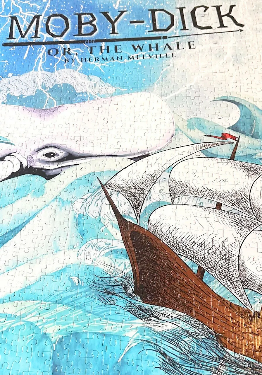 Moby Dick, or The Whale 1000 piece puzzle book combo