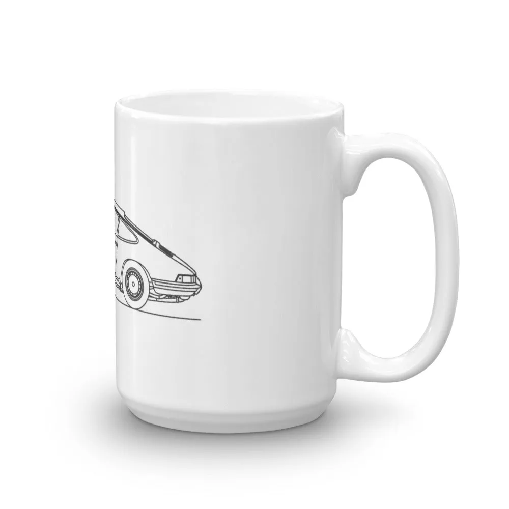 Porsche 911 Classic Outline Mug