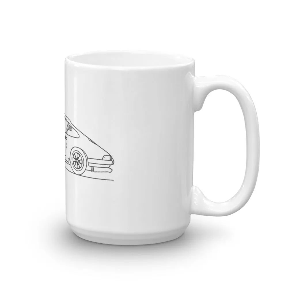 Porsche 911R Silhouette Classic Mug