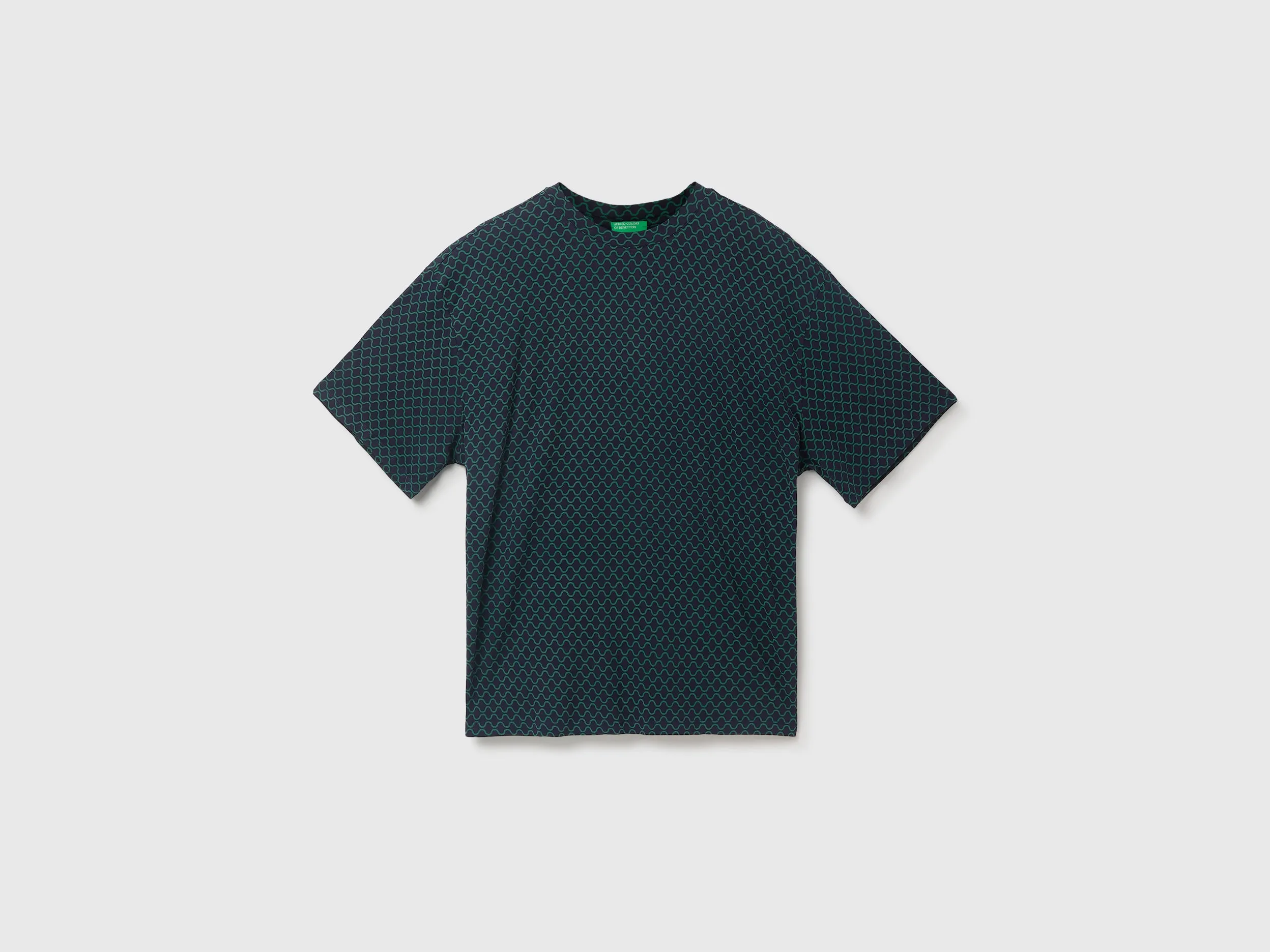 Regular Fit Round Neck Patterned T-Shirt