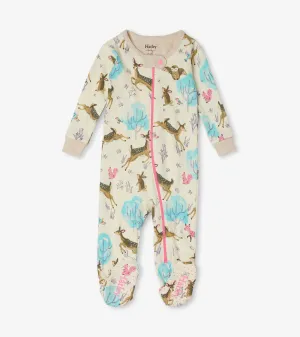 Serene Forest Organic Cotton Footed Pajama