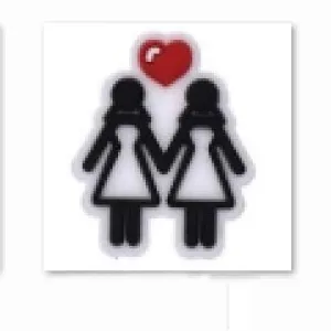 SHOE CHARMS - GIRL MEETS GIRL