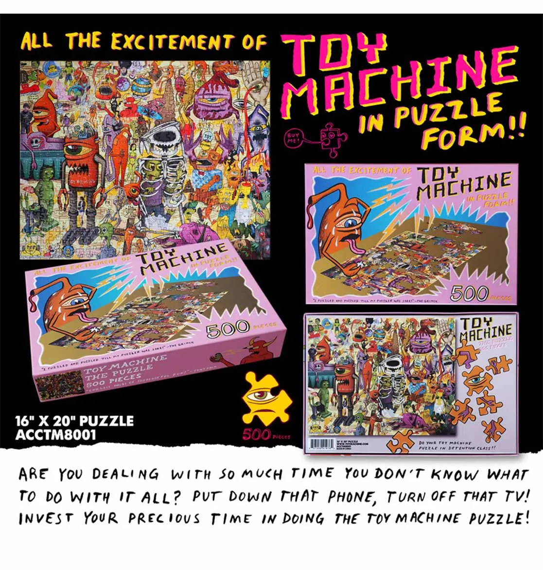 Toy Machine -  The Puzzle Jigsaw