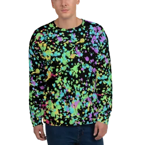 Unisex Sweatshirt, LGBT Pride Ink Splats