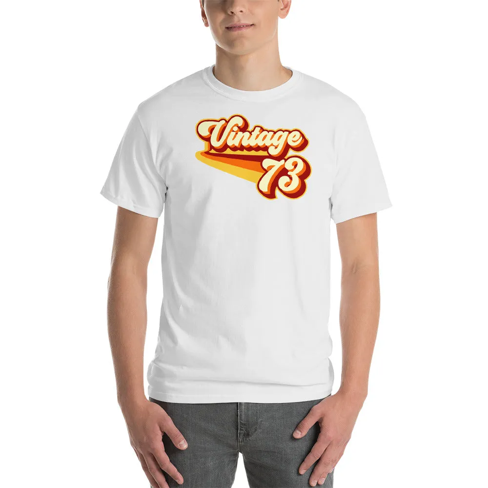 Vintage 1973 Warm Retro Lines CLASSIC FIT Short-Sleeve T-Shirt