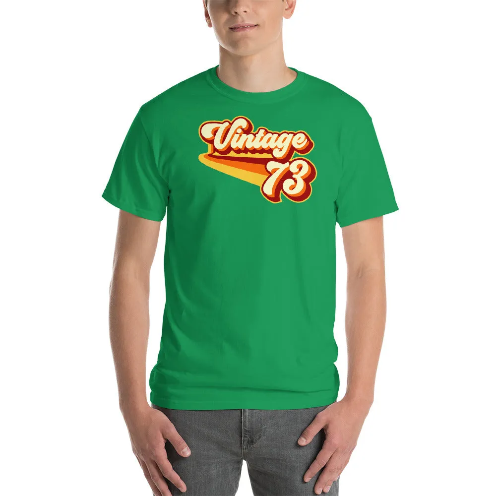 Vintage 1973 Warm Retro Lines CLASSIC FIT Short-Sleeve T-Shirt