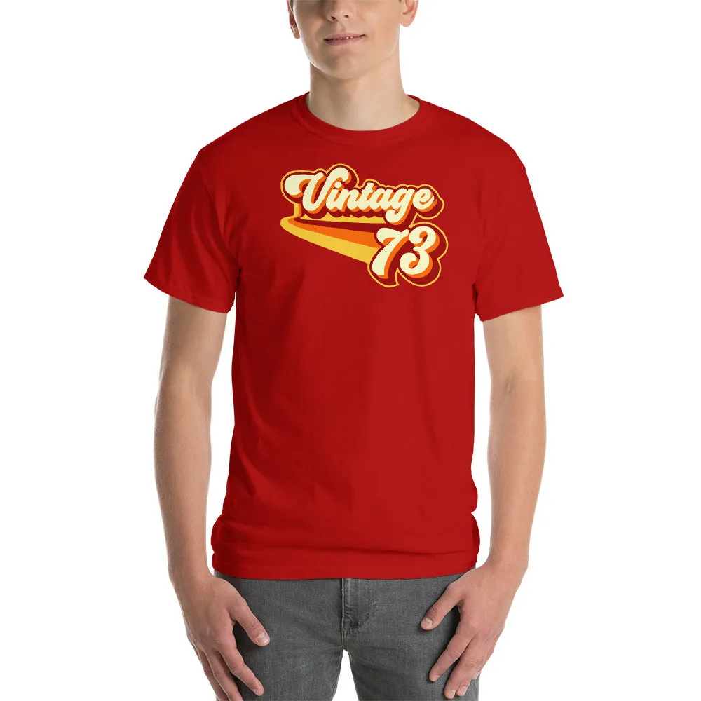 Vintage 1973 Warm Retro Lines CLASSIC FIT Short-Sleeve T-Shirt