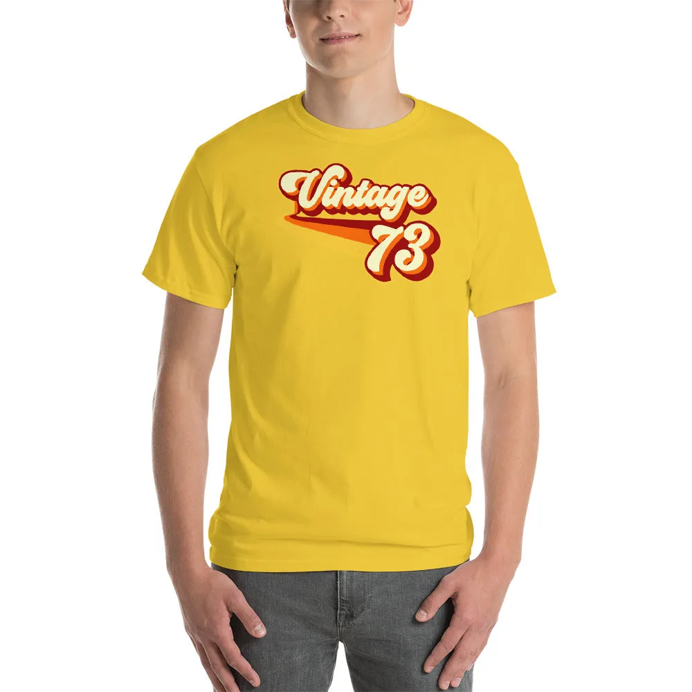 Vintage 1973 Warm Retro Lines CLASSIC FIT Short-Sleeve T-Shirt