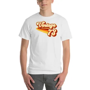 Vintage 1973 Warm Retro Lines CLASSIC FIT Short-Sleeve T-Shirt