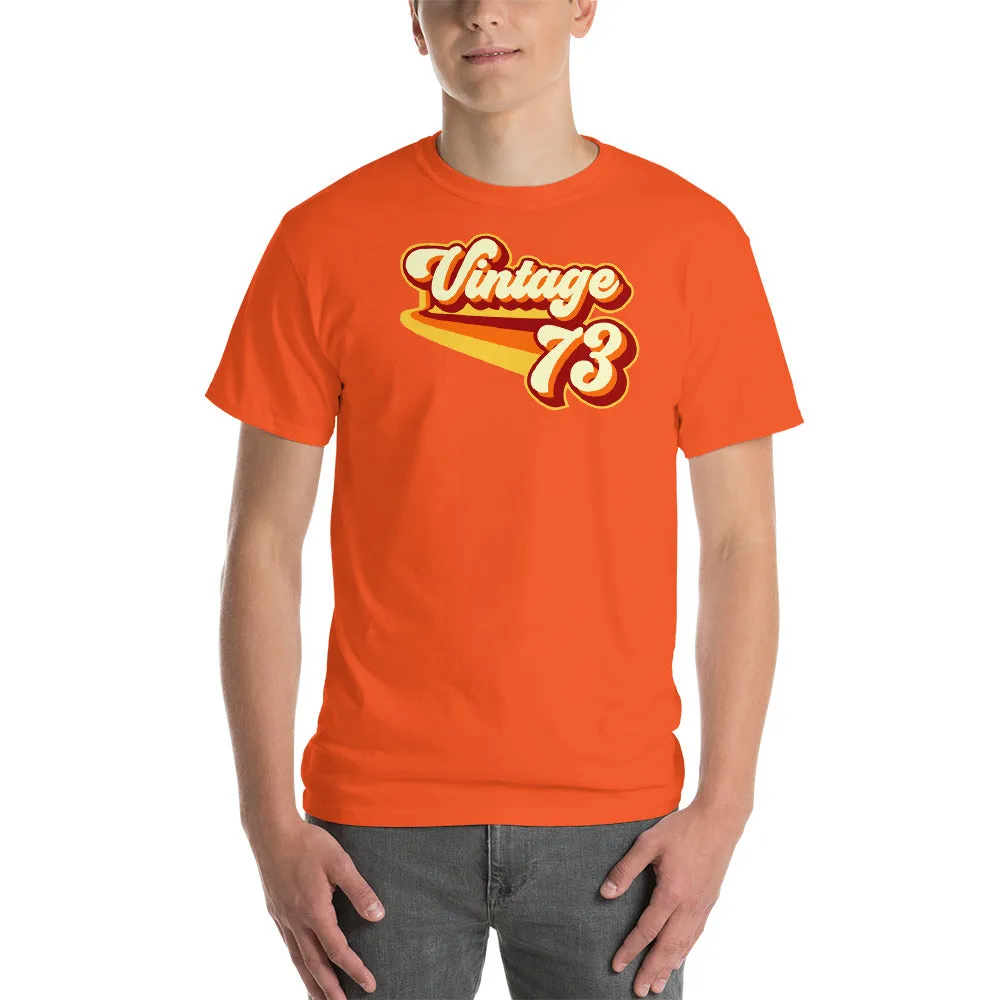 Vintage 1973 Warm Retro Lines CLASSIC FIT Short-Sleeve T-Shirt