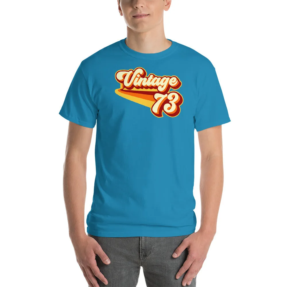 Vintage 1973 Warm Retro Lines CLASSIC FIT Short-Sleeve T-Shirt