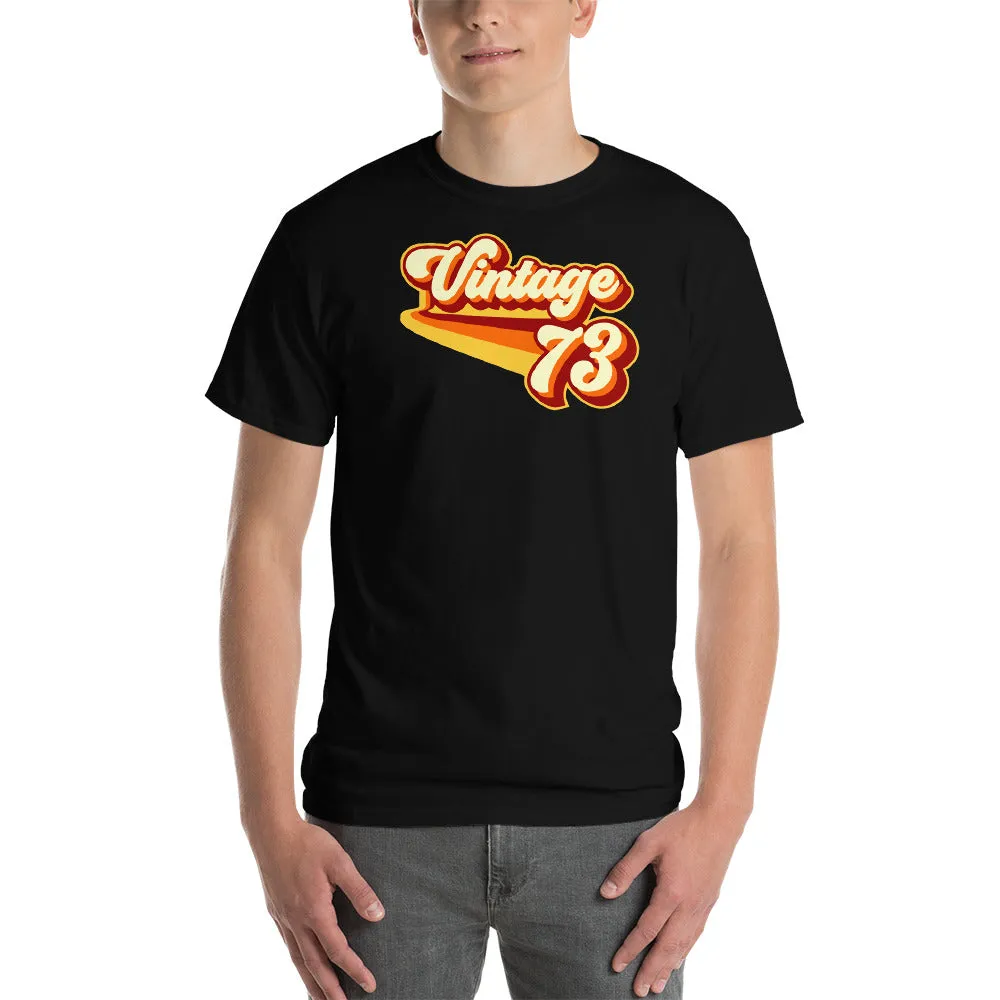 Vintage 1973 Warm Retro Lines CLASSIC FIT Short-Sleeve T-Shirt