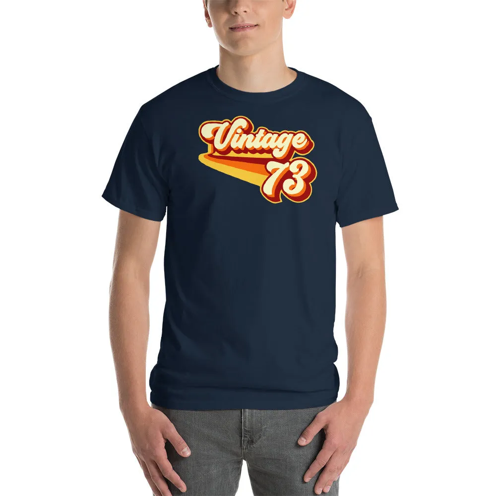 Vintage 1973 Warm Retro Lines CLASSIC FIT Short-Sleeve T-Shirt