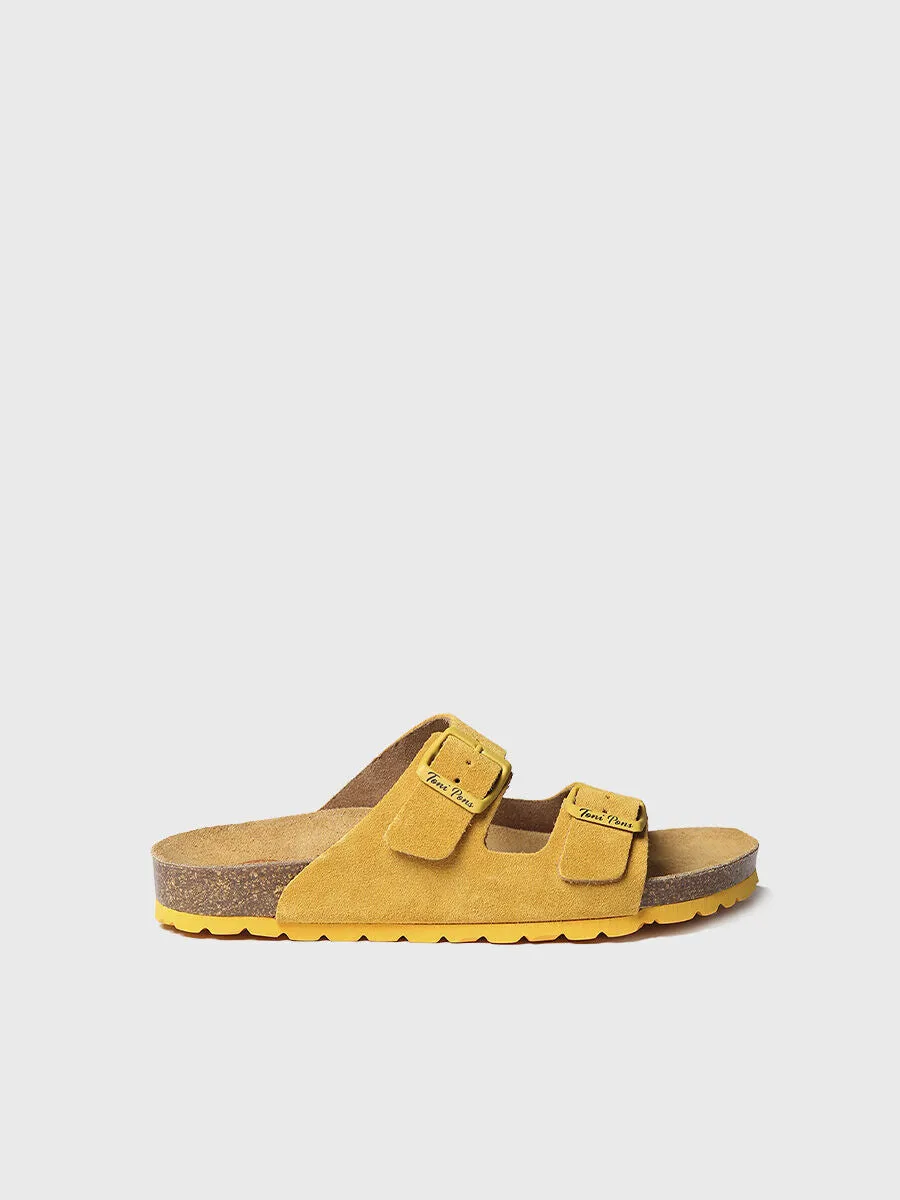 Women's Double Buckle Sandal - GHANA-QT